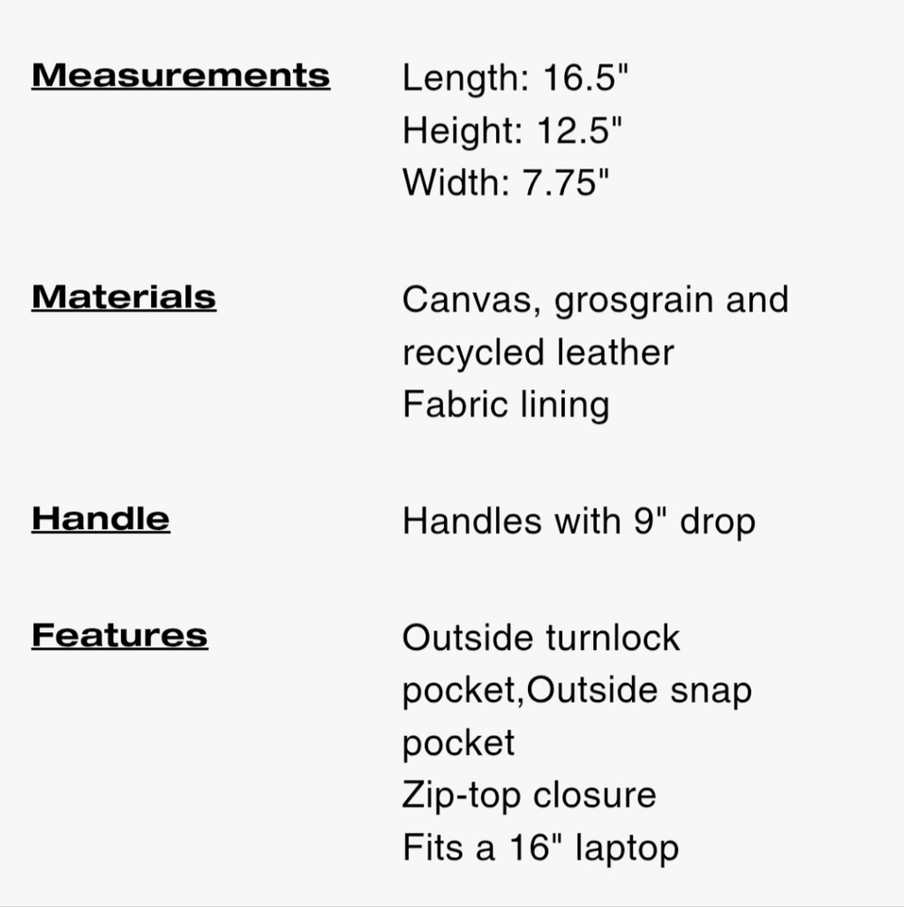 Coach Cargo Tote Bag 42 - Picture 6 of 6